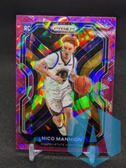 2020-21 Panini Prizm Nico Mannion #293 Pink Cracked Ice Prizm Rookie RC SSP